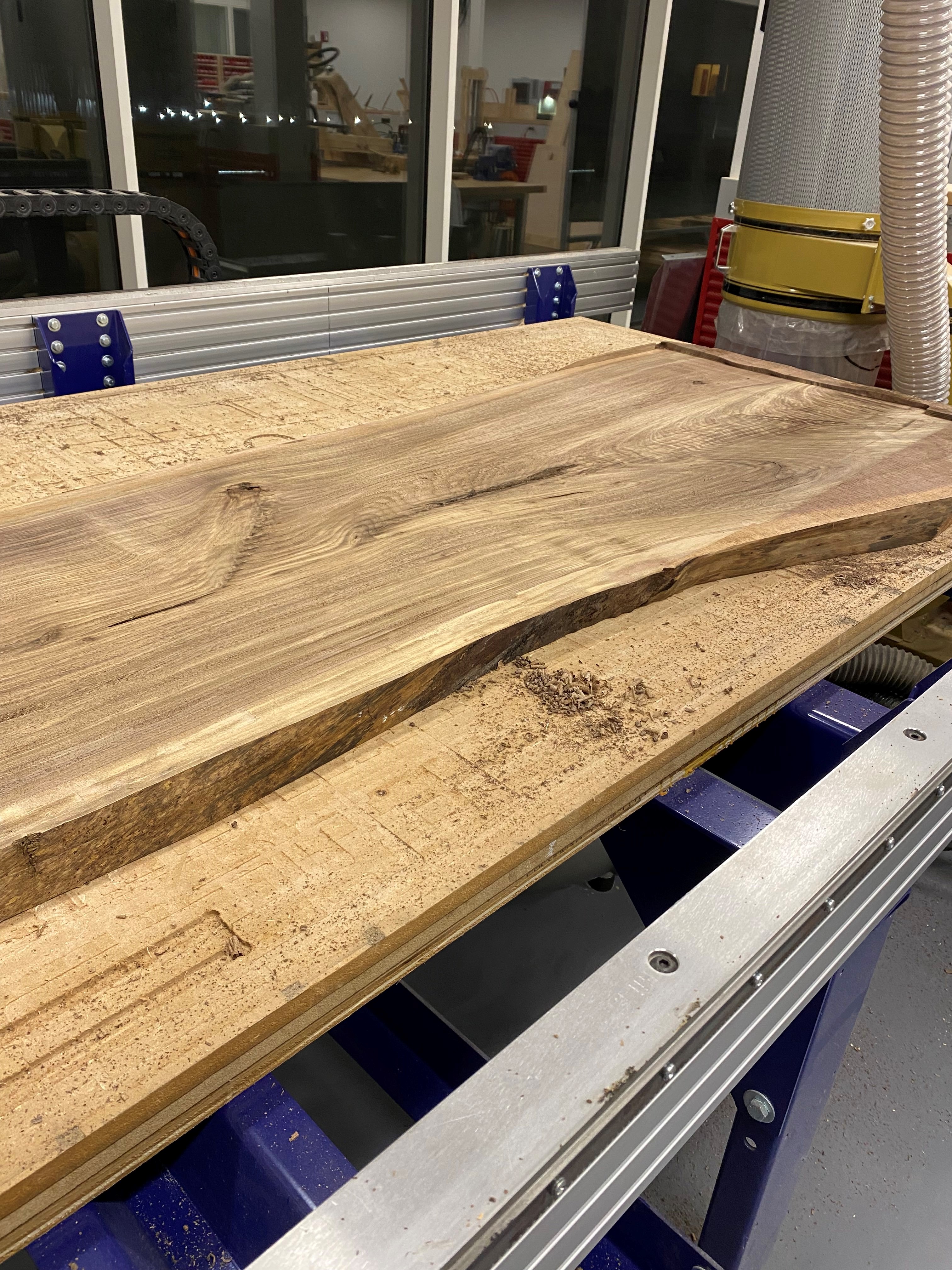 flat slab of wood